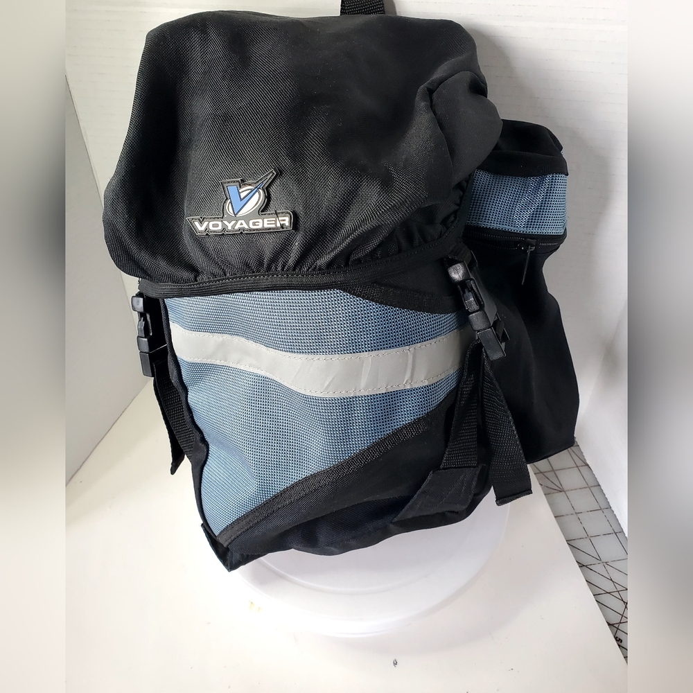 Voyageur Small Lightweight Black & Blue Pannier